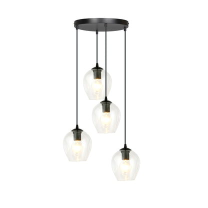 Istar 4 premium pendant light black/clear