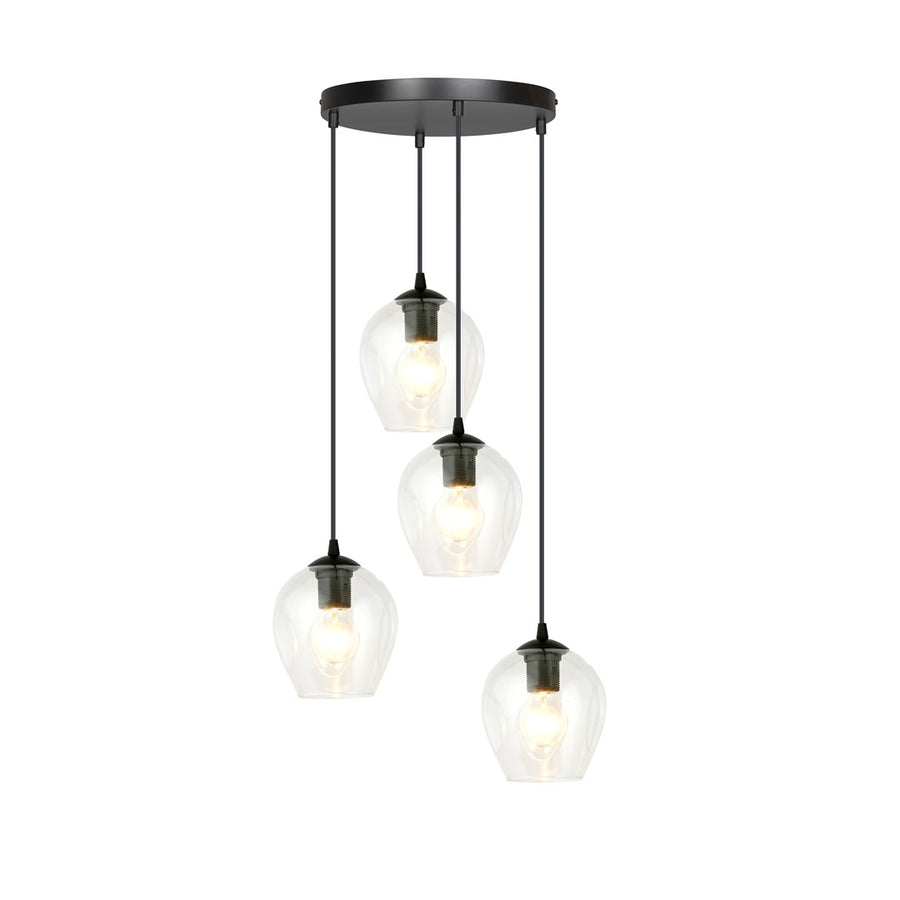 Istar 4 premium pendant light black/clear