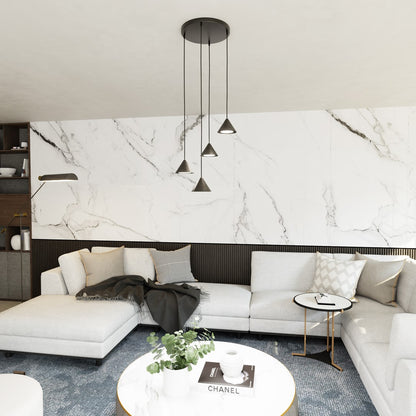 Elit 4 premium pendant light black