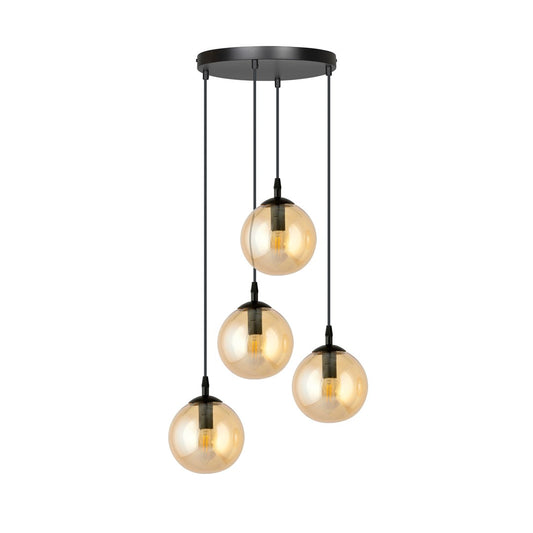 Cosmo 4 premium pendant light amber
