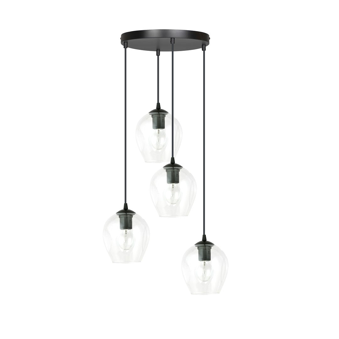 Istar 4 premium pendant light black/clear
