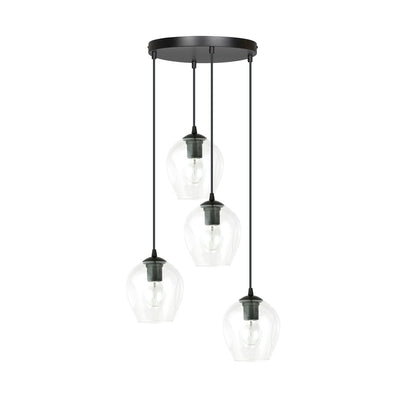 Istar 4 premium pendant light black/clear