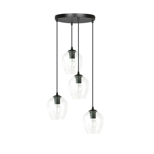 Istar 4 premium pendant light black/clear