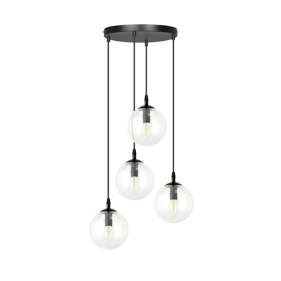Cosmo 4 premium pendant light clear