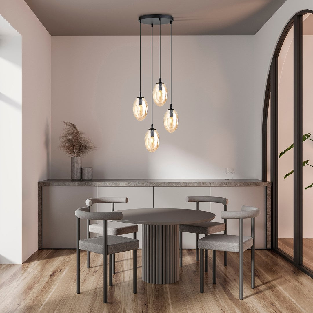 Astral 4 premium pendant light amber