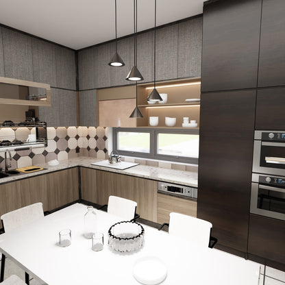 Elit 4 premium pendant light black