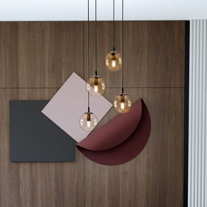 Cosmo 4 premium pendant light amber