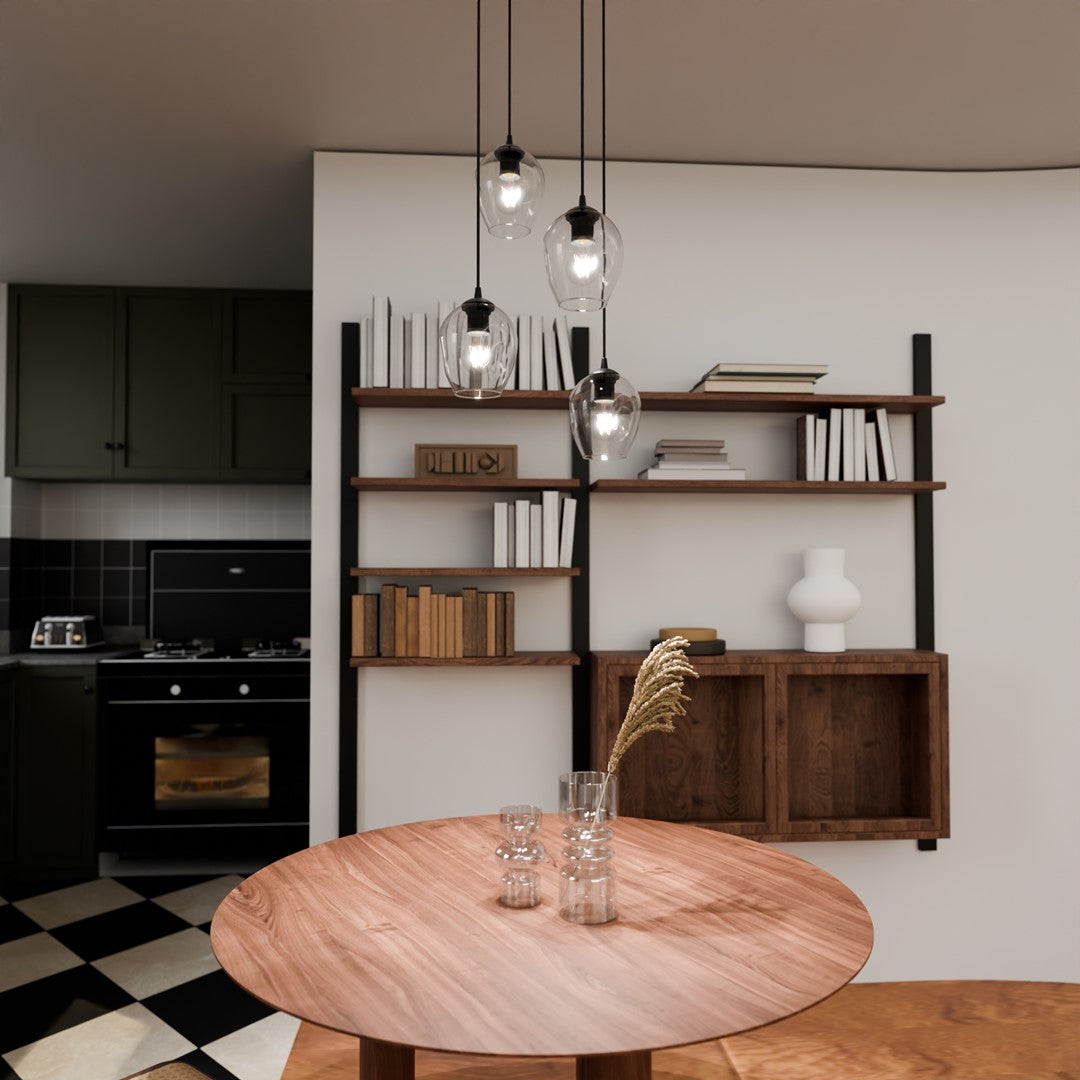 Istar 4 premium pendant light black/clear