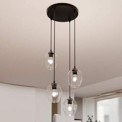 Istar 4 premium pendant light black/clear