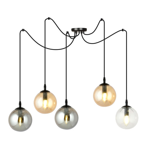 Gigi 5 pendant light mixed