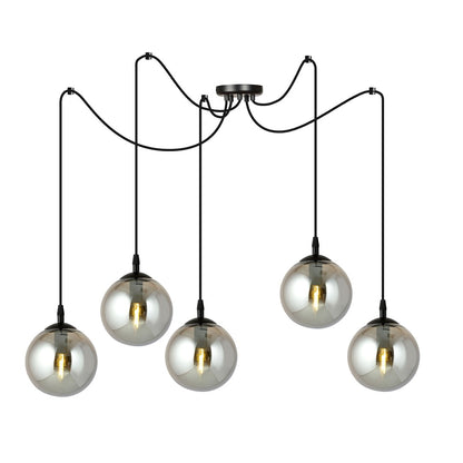 Gigi 5 pendant light graphite