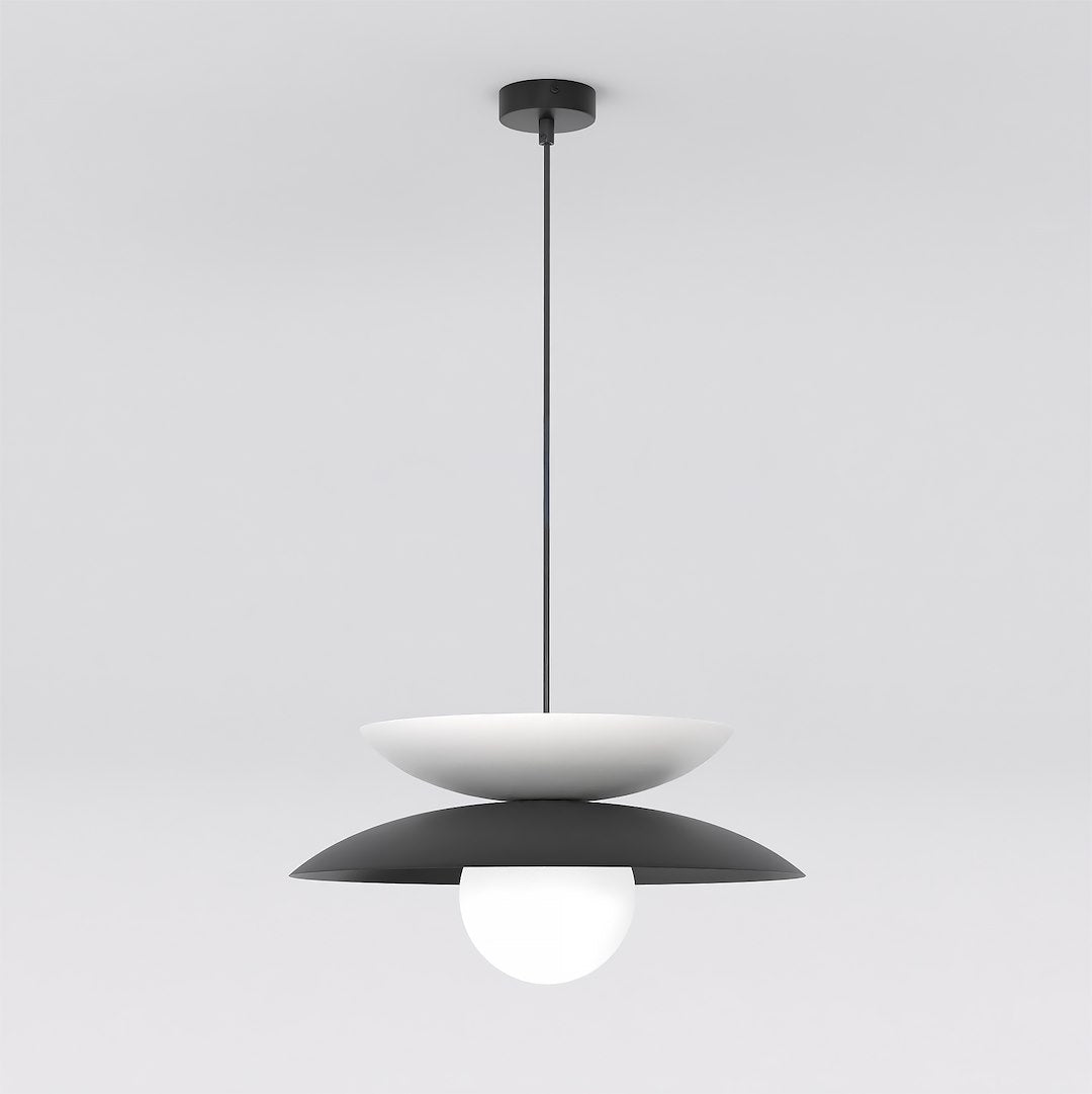 Nagoya 1 pendant light black/white