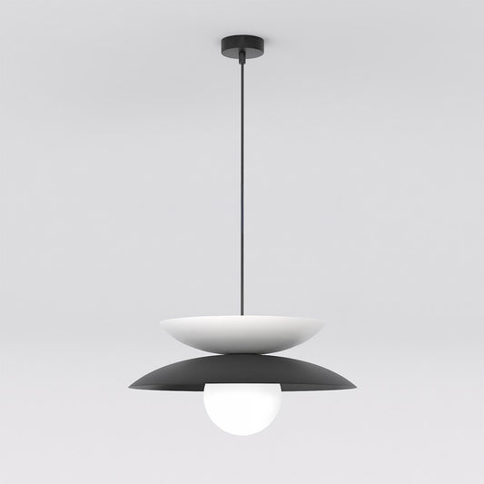 Nagoya 1 pendant light black/white