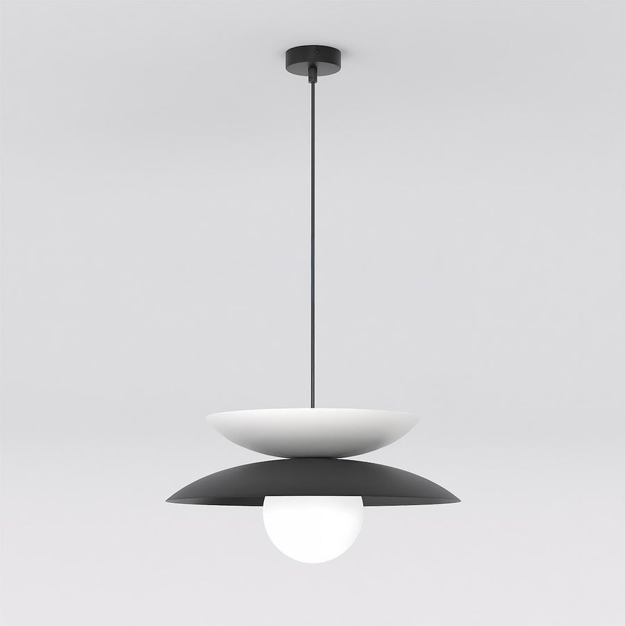 Nagoya 1 pendant light black/white