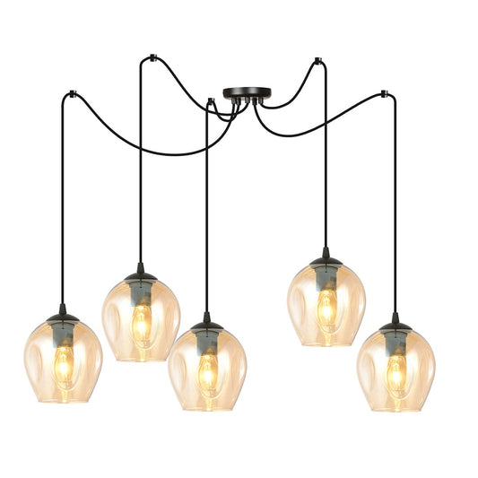Level 5 pendant light amber