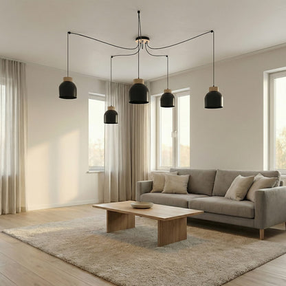KRU 5 pendant lamp black