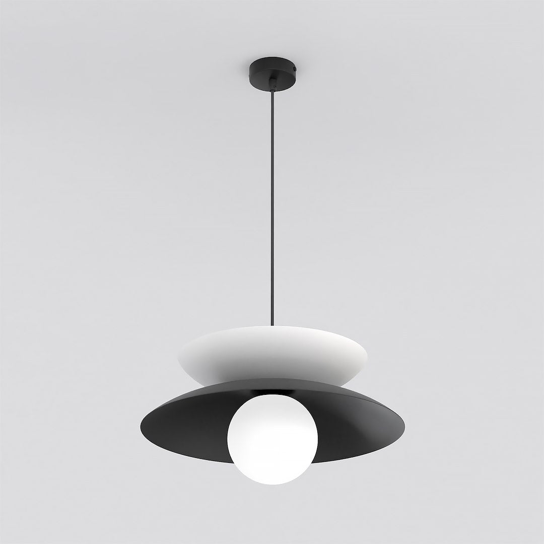 Nagoya 1 pendant light black/white