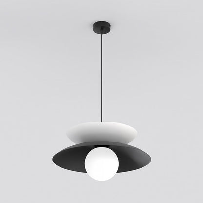 Nagoya 1 pendant light black/white