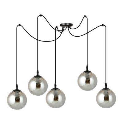 Gigi 5 pendant light graphite