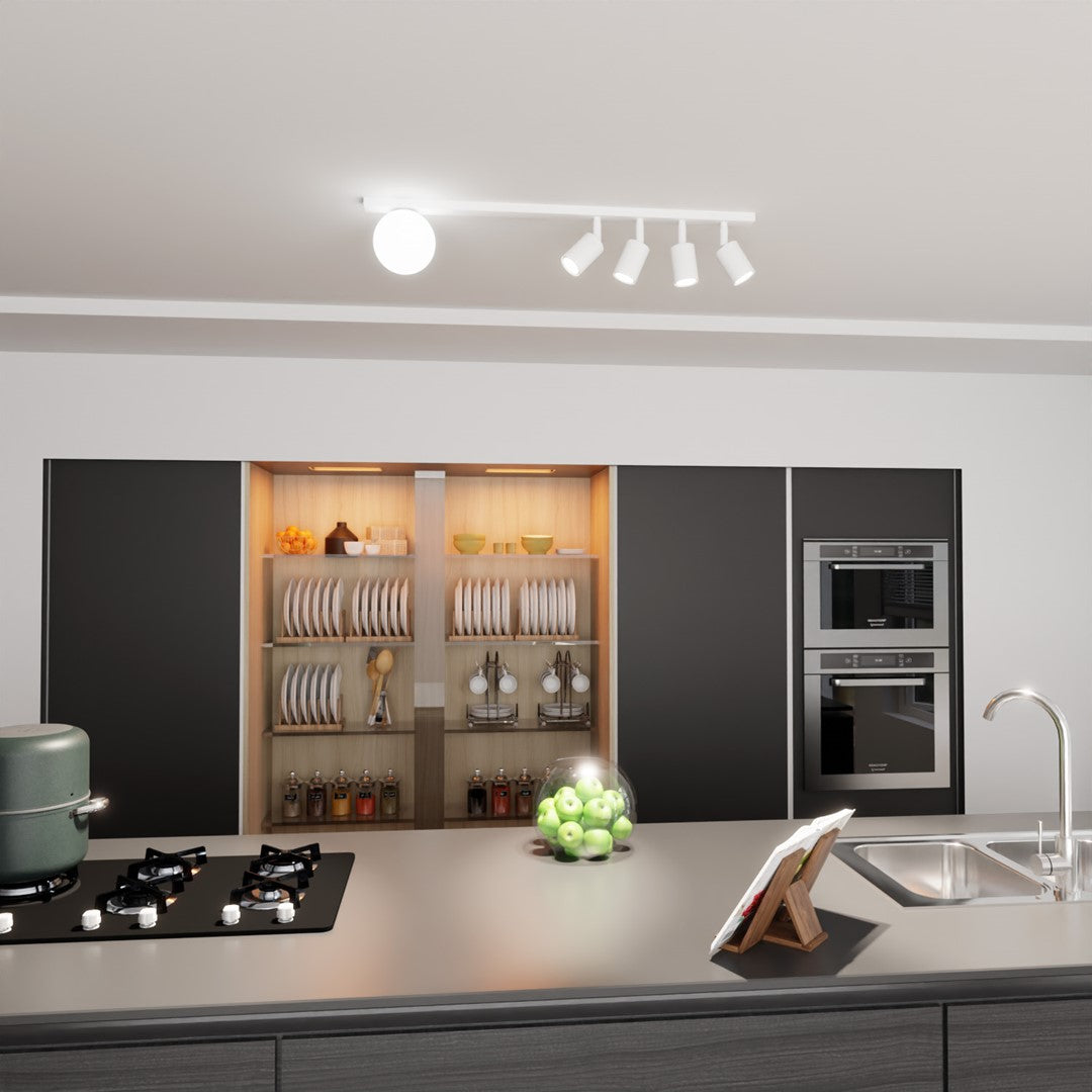 Baster 5 ceiling lamp white