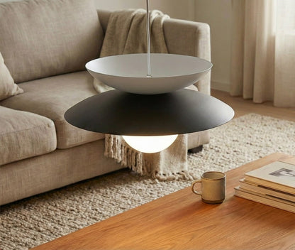 Nagoya 1 pendant light black/white