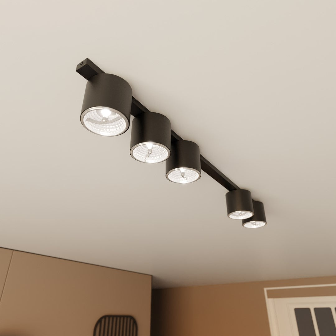Nano 5 ceiling spotlight black