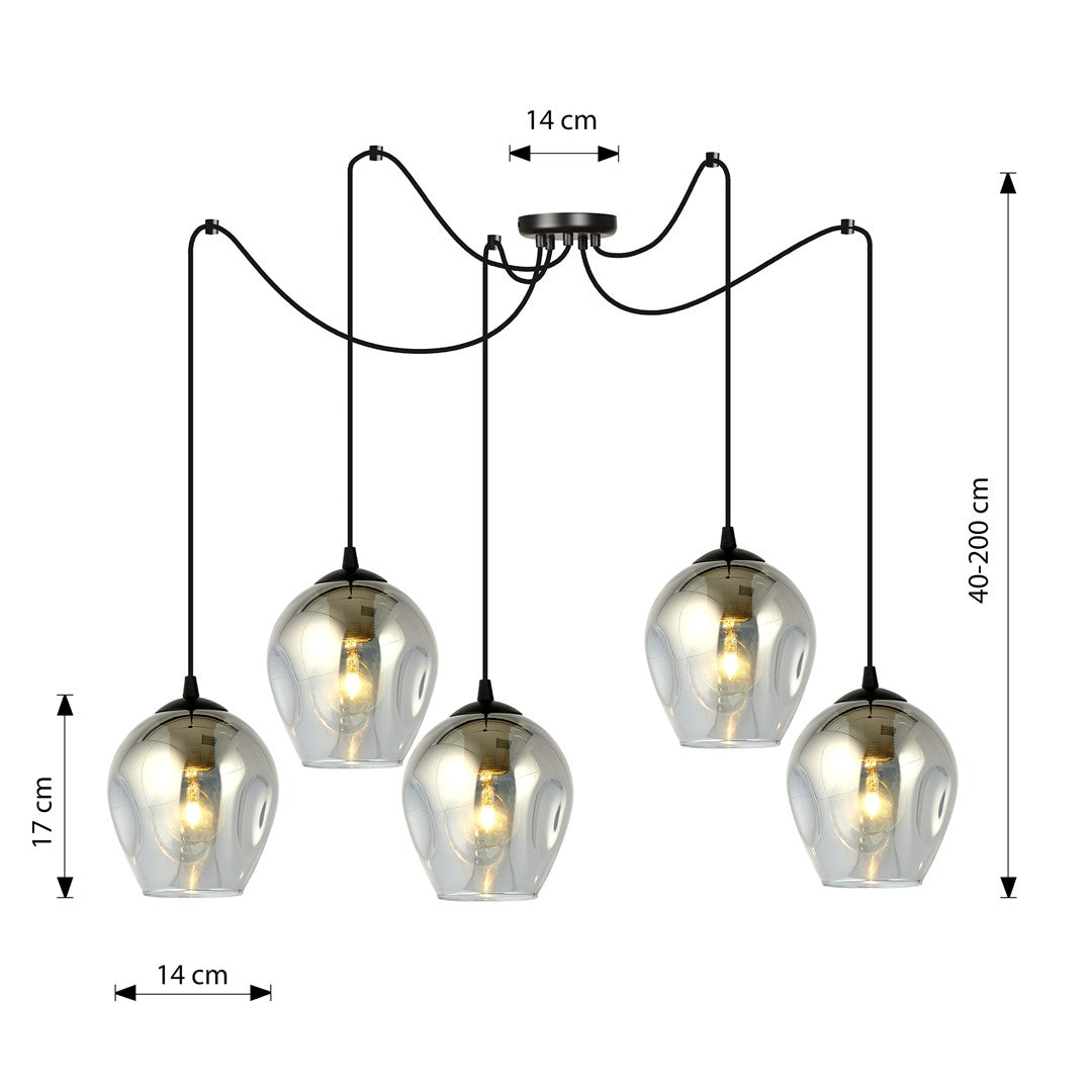 Level 5 pendant light graphite