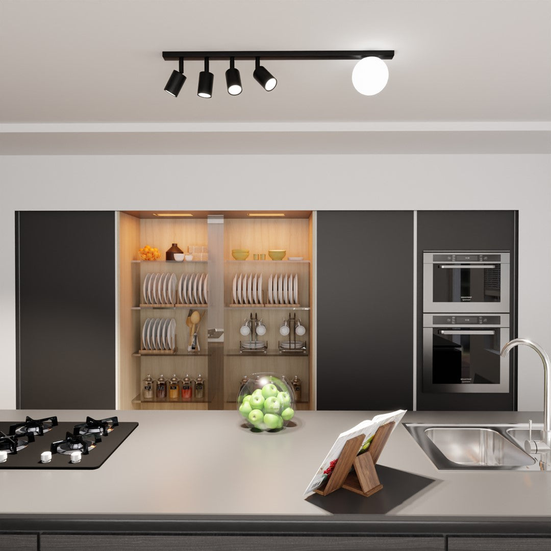 Baster 5 ceiling lamp black