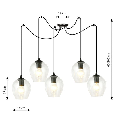 Level 5 pendant light clear