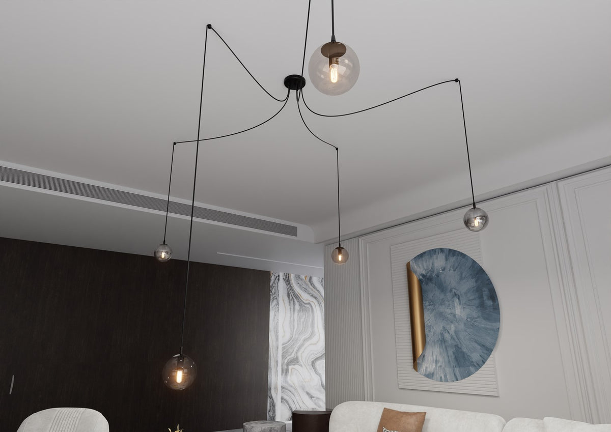 Gigi 5 pendant light mixed