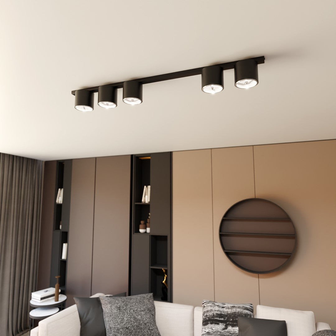 Nano 5 ceiling spotlight black