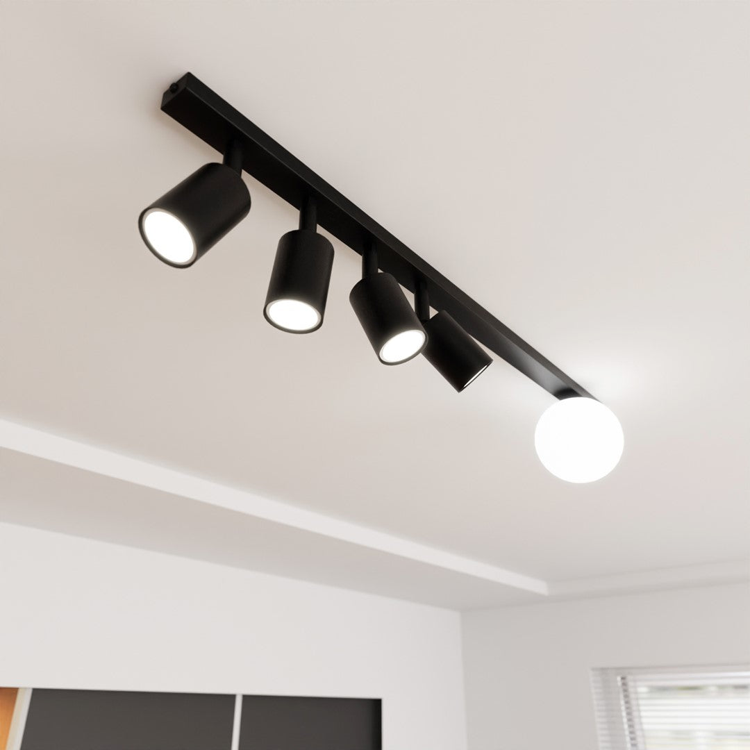 Baster 5 ceiling lamp black