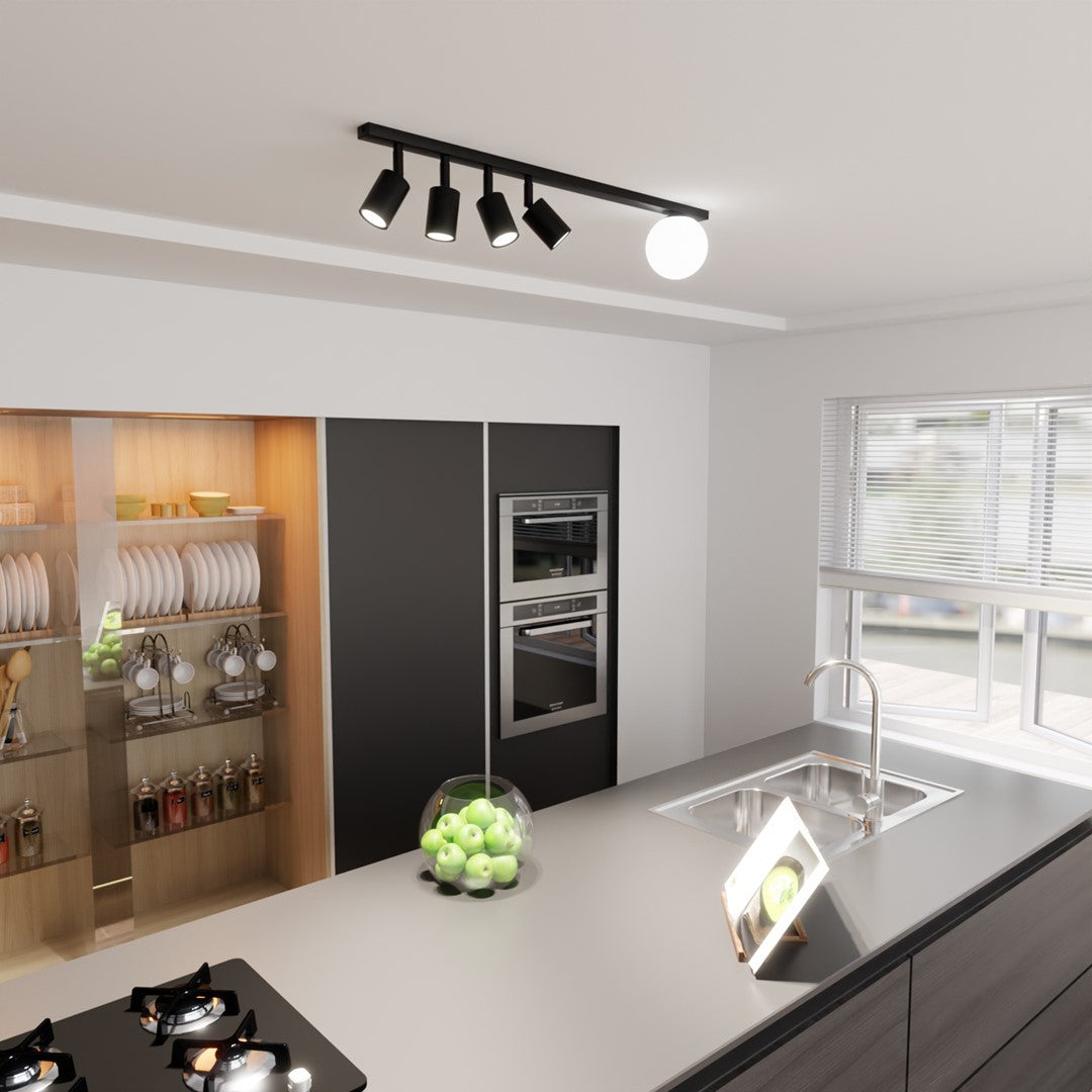 Baster 5 ceiling lamp black