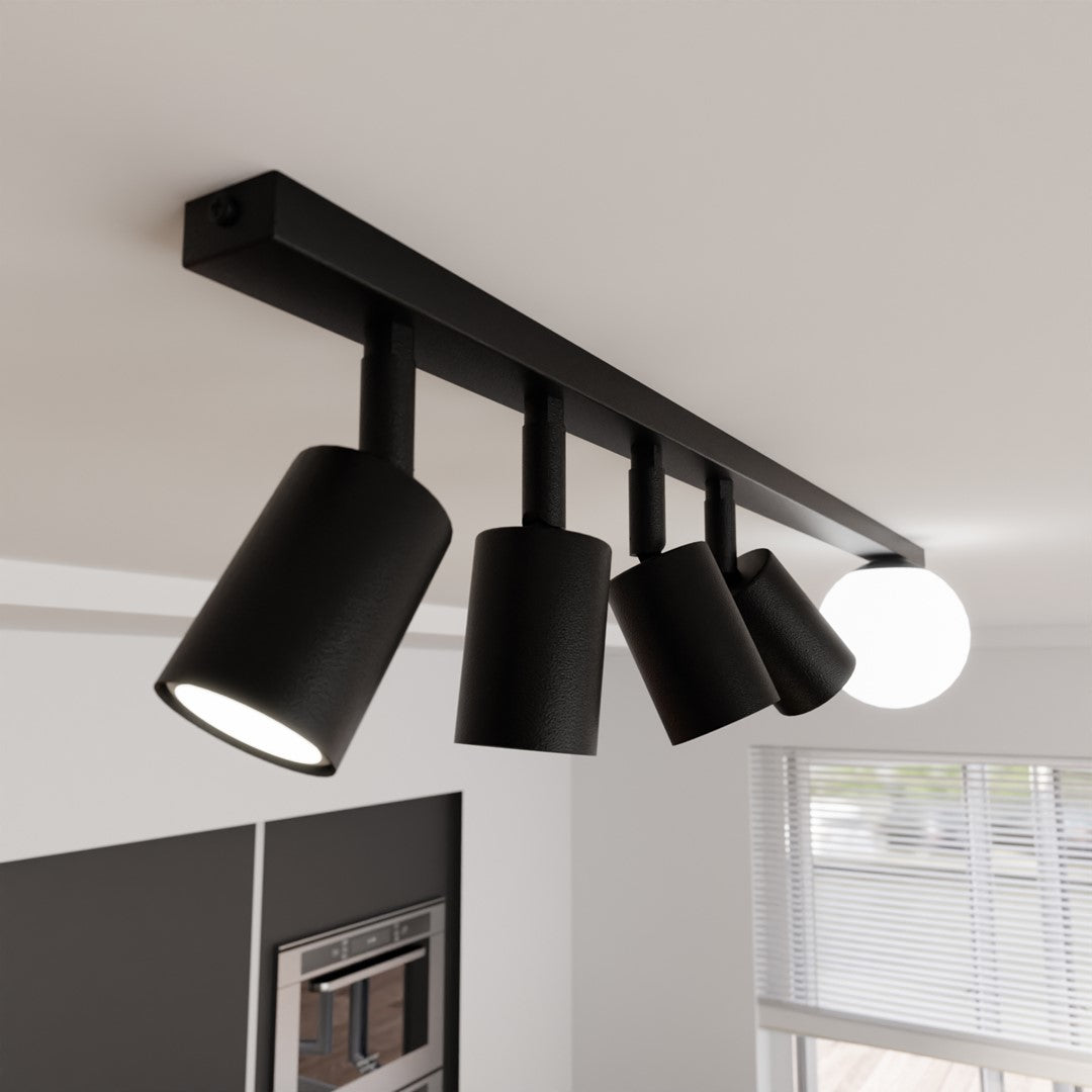 Baster 5 ceiling lamp black