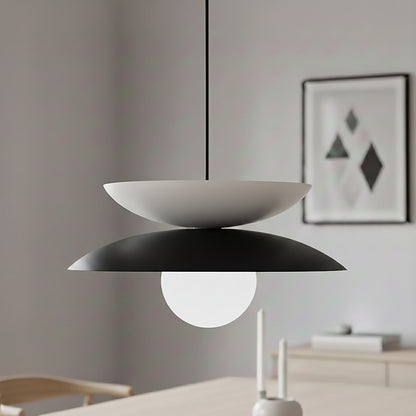 Nagoya 1 pendant light black/white