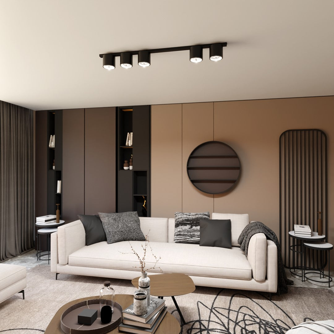 Nano 5 ceiling spotlight black