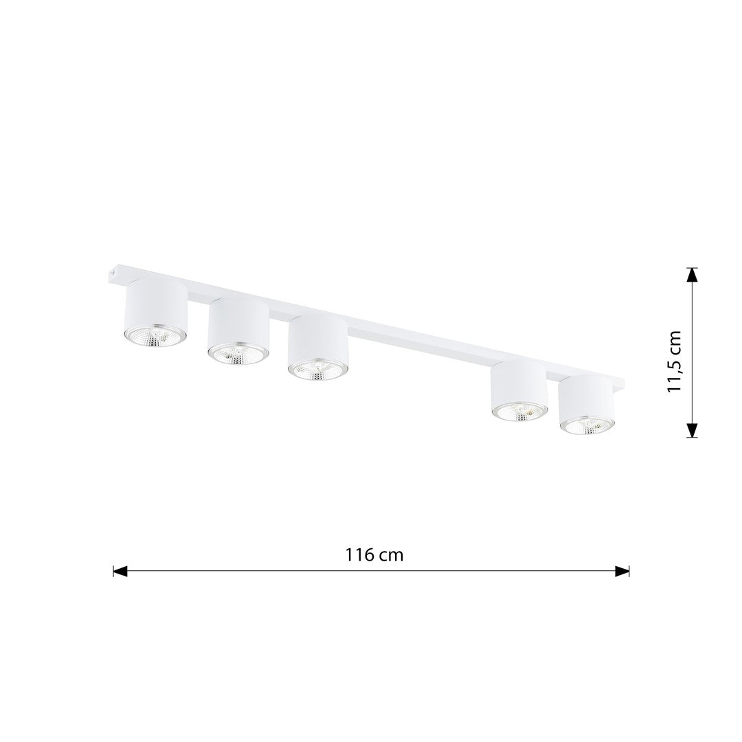Nano 5 ceiling spotlight white