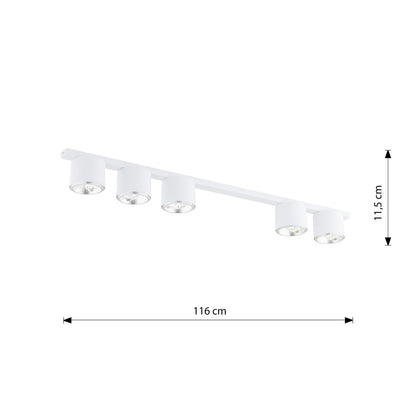 Nano 5 ceiling spotlight white