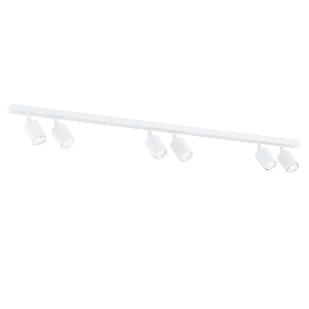 Flash 6 ceiling lamp white