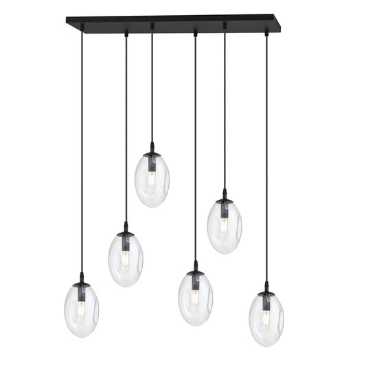 Astral 6 pendant light clear