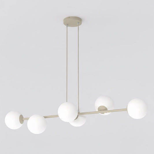 Magnus 6 pendant light mocha/opal