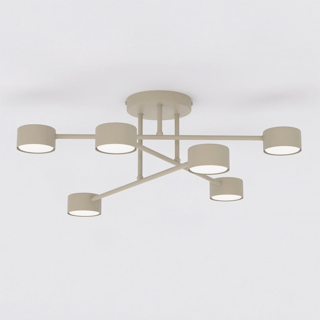 Halo 6 ceiling lamp mocha