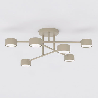Halo 6 ceiling lamp mocha