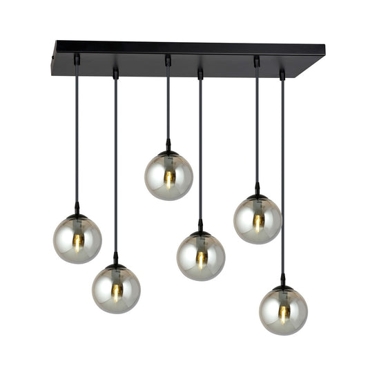 Cosmo 6 pendant light graphite