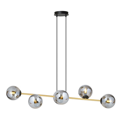 Gravity 6 ceiling lamp black/graphite