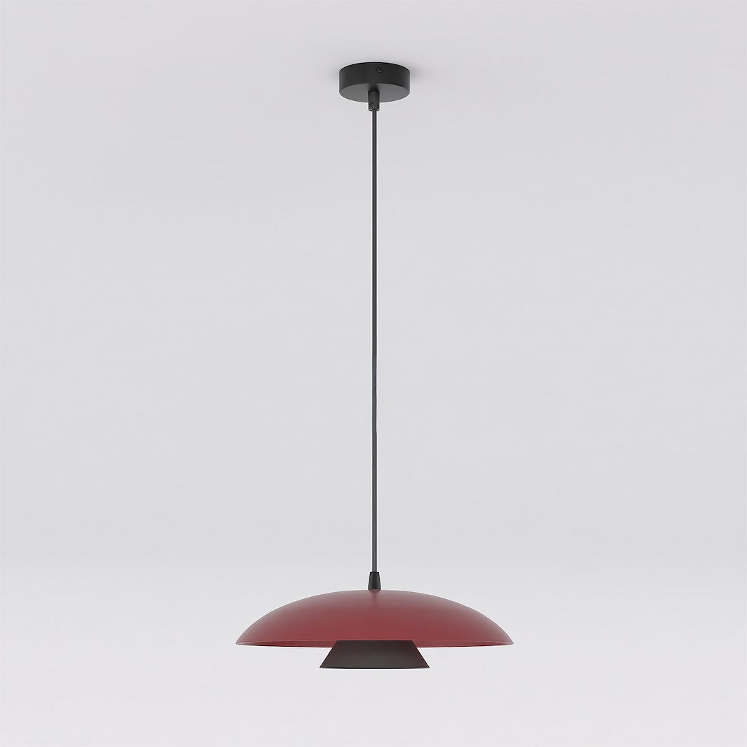 Babel 1 pendant light burgundy/black