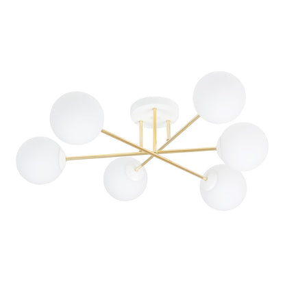 Magnum 6 ceiling lamp white/opal