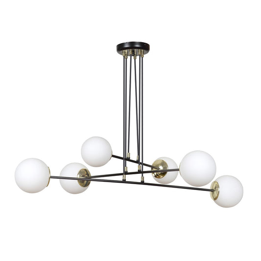 Ognis 6 pendant light black