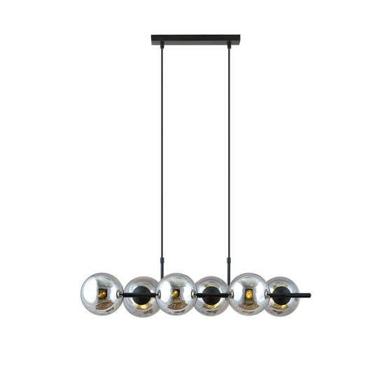 Rory 6 pendant light graphite