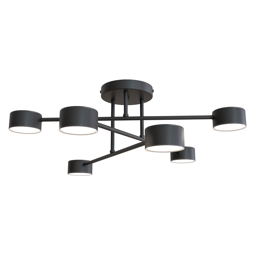 Halo 6 ceiling lamp black